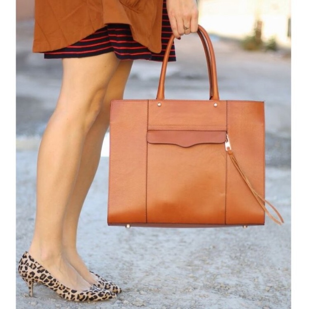 Rebecca Minkoff Large MAB Tote Bag in Camel